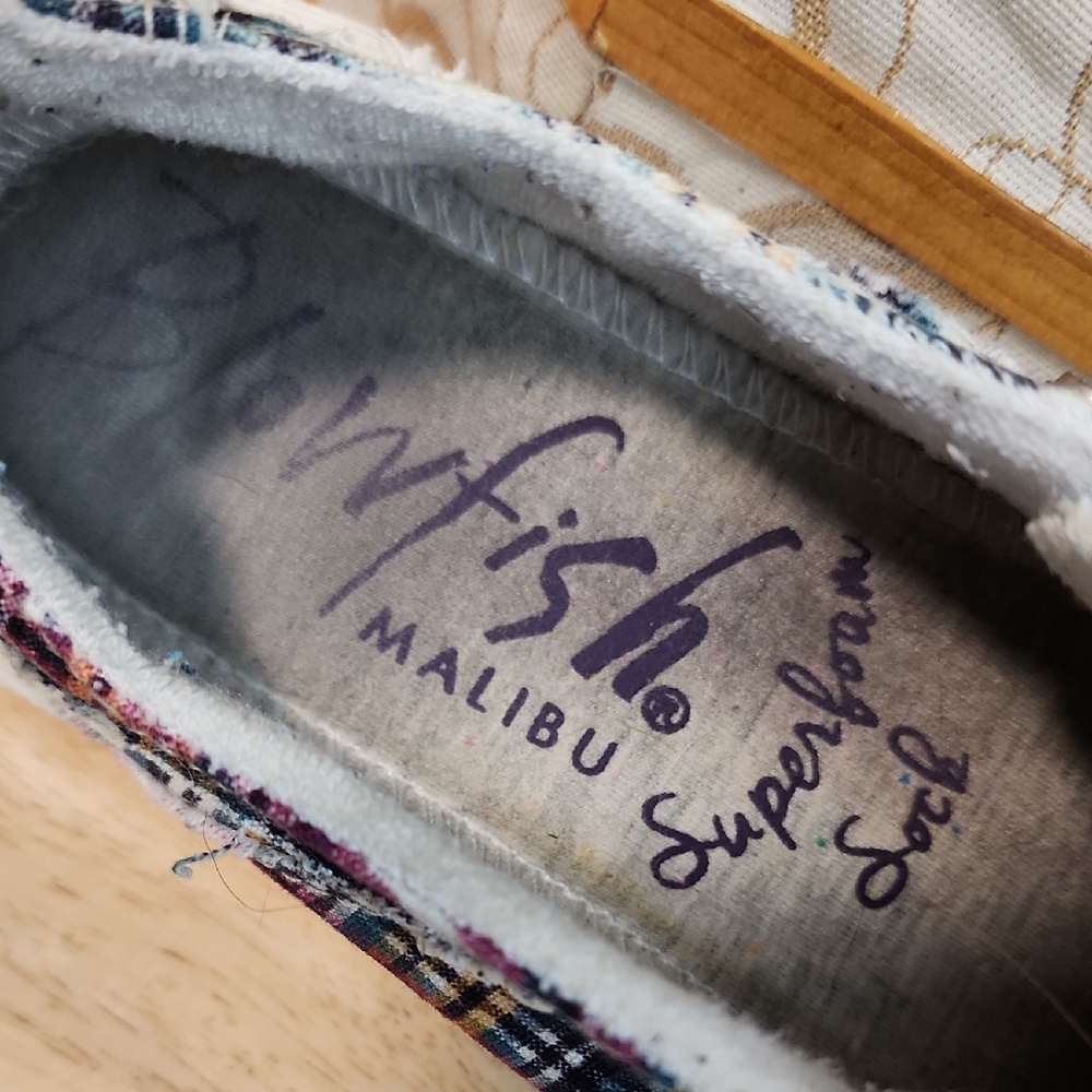 Plaid Blowfish Women's Sneakers - Picture 6 of 8